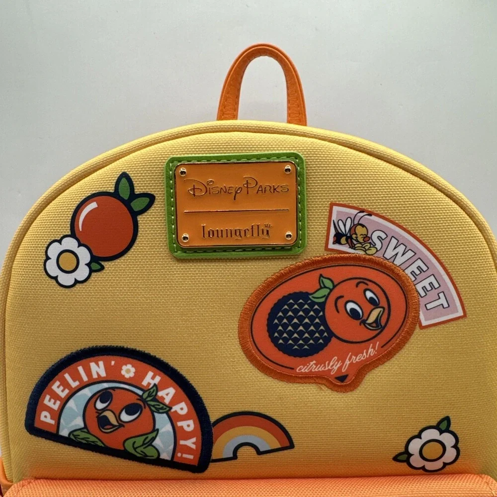 Disney‎ Parks Loungefly 2025 EPCOT Flower & Garden Orange Bird Backpack NEW NWT